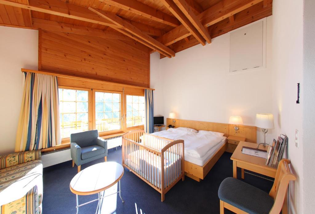 Aparthotel Muchetta Wiesen Zimmer foto